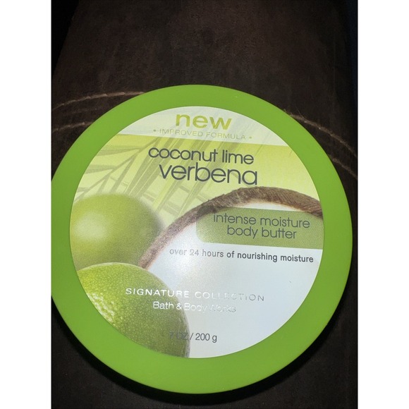 Bath‎ & Body Works Coconut Lime VerbenaBODY BUTTER Lotion 7oz RARE